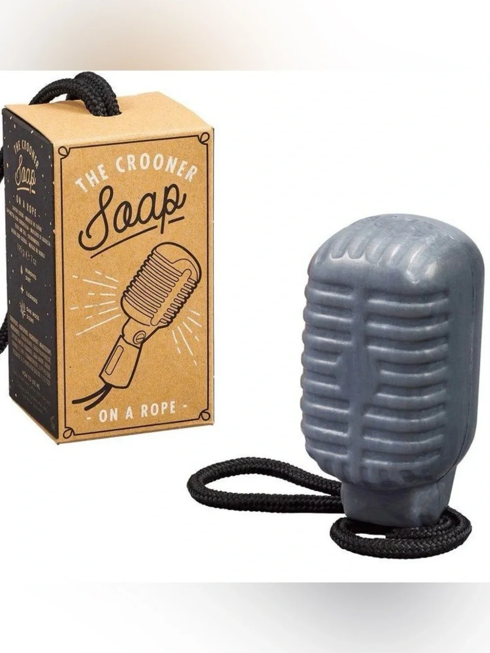 Microphone Soap on a Rope